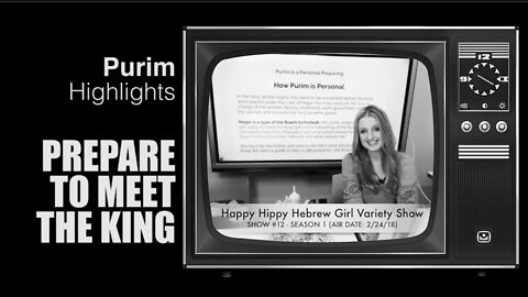 Purim | Prepare to meet THE King, Ye'shua | Job of the Ruach ha'Kodesh (Holy Spirit)