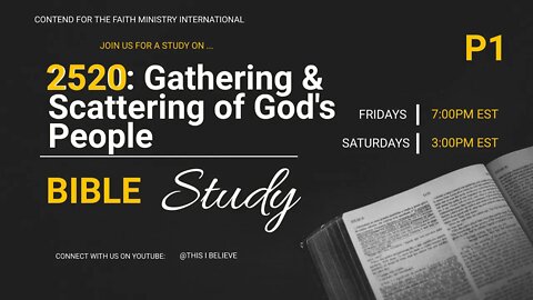 2520: Scattering & Gathering of God's People [Part 1] #CFMI