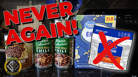 Cost Comparison: My Mountain House Chili Mac Copy Cat Recipe