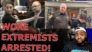 WOKE Activists ARRESTED STORMIMG Montana State Capitol In Response To GOP SILENCING Trans Democrat!