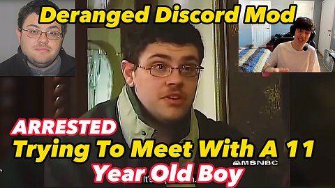 Filthy Discord Mod Tries Meet With Little Boy, Gets Arrested Instead!