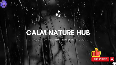 3 HOURS of Gentle Night RAIN, Rain Sounds for Relaxing Sleep, Beat Insomnia with Rain noise⛈️😴| #3