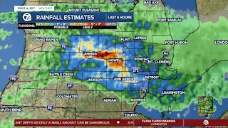 Metro Detroit Forecast: Threat of flash flooding Thursday morning