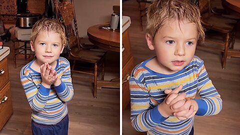 Kid Gives Himself Haircut With Hysterical Explanation