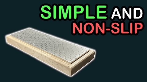 Simple Dog Hole Sharpening Stone Holder