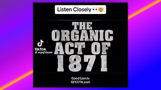 THE ORGANIC ACT OF 1871
