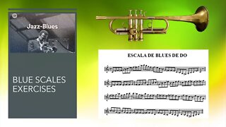 Exercícios Sobre a Escala de Blues - Escalas de Blues de DÓ - 01 - [JAZZ EXERCISES]