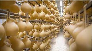 Cheese Making Process inside Factory - Amazing Food Processing