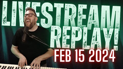 Scott Riggan LIVESTREAM REPLAY! (2/15/24)