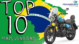 TOP 10 Motos CUSTOM Zero km MAIS VENDIDAS NO BRASIL. Dados da FENABRAVE