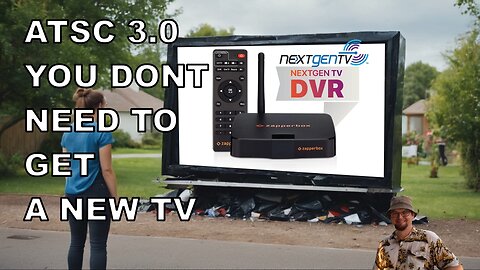 YOU DON'T NEED TO THROW OUT YOUR OLD TV - ATSC 3.0 -ZapperBox Unboxing and Setup