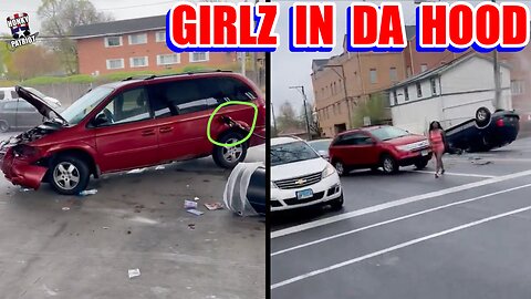 Crazy Woman Crashes Vehicles, Drags Man at Chicago Gas Station
