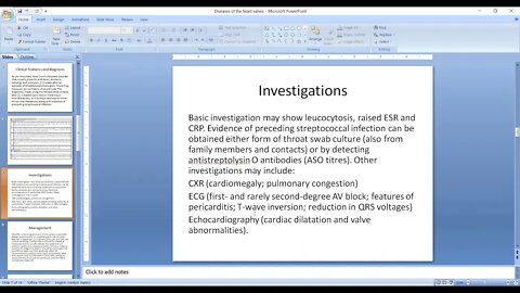 General medicine L5 (Heart valves)