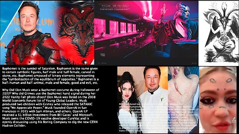 Baphomet | Why Did Elon Musk Dress Up Like Baphomet for Halloween? Why Did Grimes Show the Baphomet Sign During Her Vanity Fair Shoot? Why Grimes Wear a Vantablack Crown to the 2018 MET Gala? + Musk Wearing New World Order Jacket?