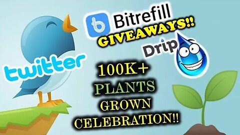 MY 100K+ DRIP/BUSD PLANTS 🌱 GROWN TWITTER BITREFILL $50 GIFT CARD GIVEAWAY + ALL OTHER CRYPTO GEMS!