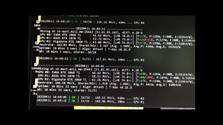 3070 TI 60MH/s ETHHASH HASHRATE Trex Miner