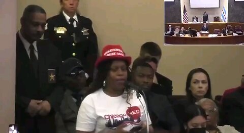 A black Chicago woman in a MAGA hat rips Mayor Brandon Johnson