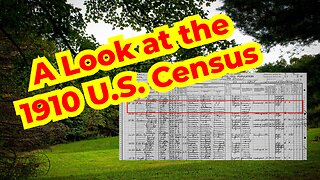 A look at the 1910 U.S. Census