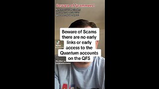 Beware of scams saying early links to QFS