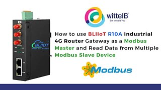 How to use R10A Industrial 4G Router as a Modbus Master | IoT | IIoT |