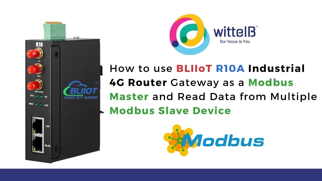 How to use R10A Industrial 4G Router as a Modbus Master | IoT | IIoT