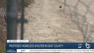 Proposed homeless shelter in East County