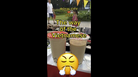 The way of the Vietnamese #Milktea#Vietnam#ROYALCITY#trasua#mixue#khongda#vietnamfood