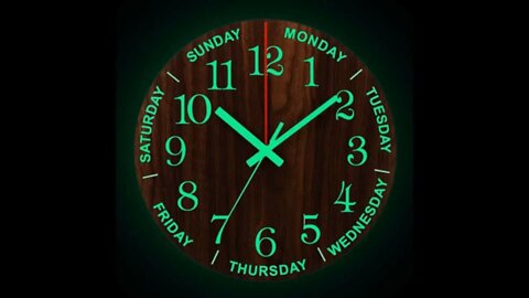 #Shorts: Rustic Glow In The Dark Wall Clock-Affiliate Marketing 2022