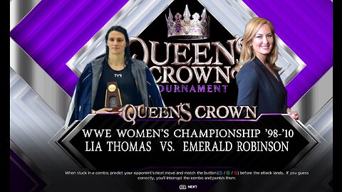 Lia Thomas Vs. Emerald Robinson (Champion) (WWE 2K23)