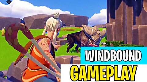 Primeira Gameplay jogando Windbound, jogo grátis da epic games