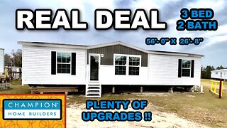 REAL DEAL BY CHAMPION HOMES #manufacturedhome TOUR 3 BED 2 BATH | DIVINE MOBILE HOME CENTRAL |