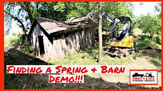 Finding a Spring, Demolishing an old Barn | Shots Life