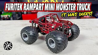The Ultimate Mini RC Monster Truck? Furitek Rampart Kit...It has Diffs!