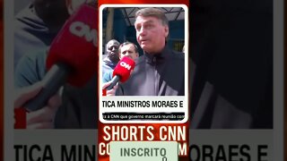 Ministro do supremo me trata como inimigo, diz Bolsonaro