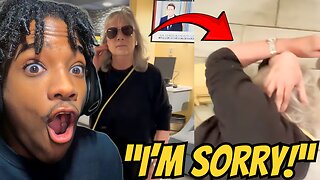 Karen SPITS On Black Woman!!!! *SHE'S ANGRY*