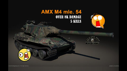 Word of Tanks - AMX M4 mle. 54 - Damage Machine