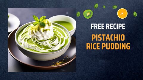 Free Matcha Green Tea Pudding Recipe 🍵🥄Free Ebooks +Healing Frequency🎵