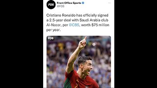Cristiano Ronaldo has officially signed a 2.5 year deal with Saudi Arabia club Al-Nassr