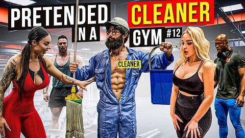Elite Powerlifter Pretended to be a CLEANER - Anatoly GYM PRANK