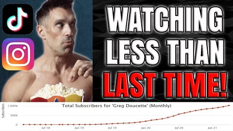 Greg Doucette - Watching Less Than Last Time!!! Why He Doesn't Care About You Watching His Videos!