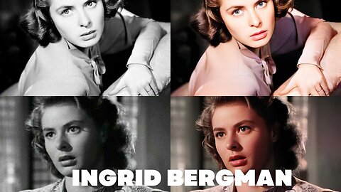 Ingrid Bergman Rare Pics Colorized: You Won't Believe Your Eyes!