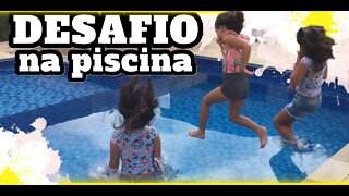 GINCANA DA PISCINA / pega o TESOURO - 3 irmãs demais