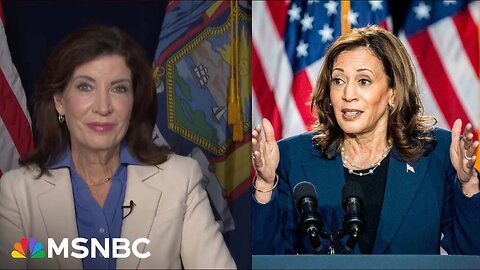 'I'll be there at her side': Gov. Hochul on supporting VP Harris| A-Dream ✅