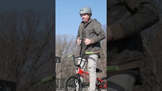 ** Tiny Bmx Bike VS Big Rail ** #short