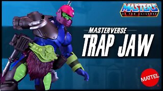 Mattel Masters of the Universe Revelations Trap Jaw Figure @The Review Spot