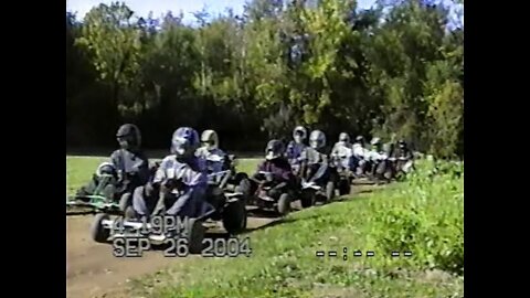 100-Lap Galletta's Greenhouse Go-Karting Klassic 2004-09-24 [Complete Mono Video; VHS-C to DVD cut]