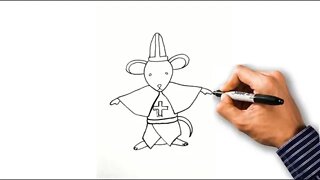 Como desenhar o Rato Dorime | How to draw DORIME RAT