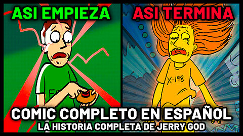 ¿Quién es Jerry God? | La historia completa de Jerry X-198 | Cómic completo en español