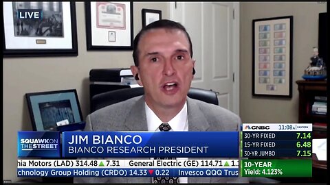 Jim Bianco joins CNBC to discuss Treasury Inflows, Yield Curve Steepening, Inflation Reaccelerating