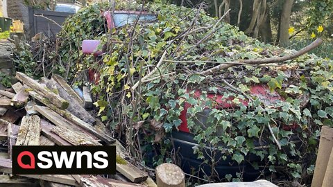 UK car owner to move his ivy-covered car after 15 years in the same spot